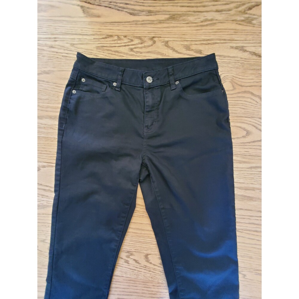 prAna Women's Oday Skinny Jeans Black Comfort Normcore Minimalism Womens 6 EUC - Picture 5 of 8